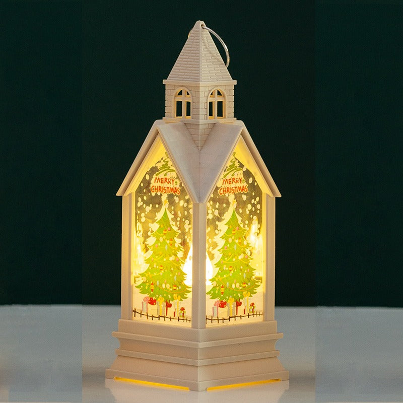 Christmas Castle Lantern for Cozy Holiday Ambience
