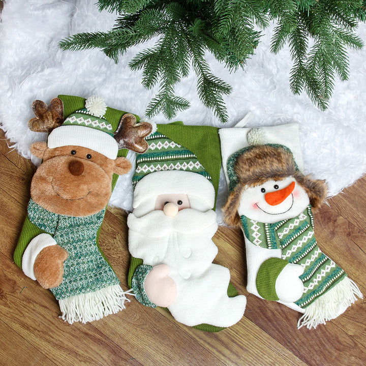 Christmas Stocking Set: 3 Plush Character Designs