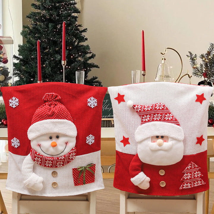 Christmas Chair Covers for Festive Holiday Home Decor