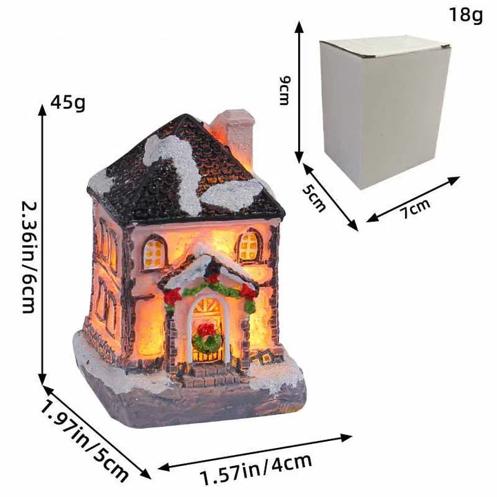 Illuminated Christmas Village Houses for Cozy Displays
