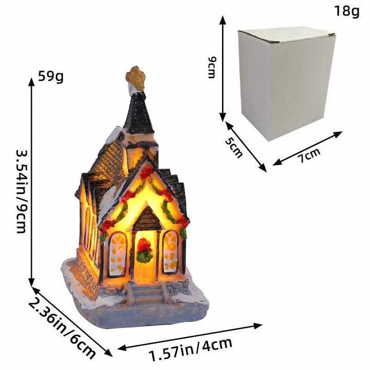 Illuminated Christmas Village Houses for Cozy Displays