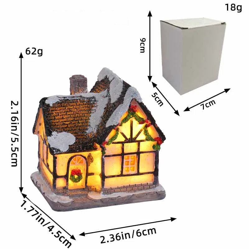 Illuminated Christmas Village Houses for Cozy Displays