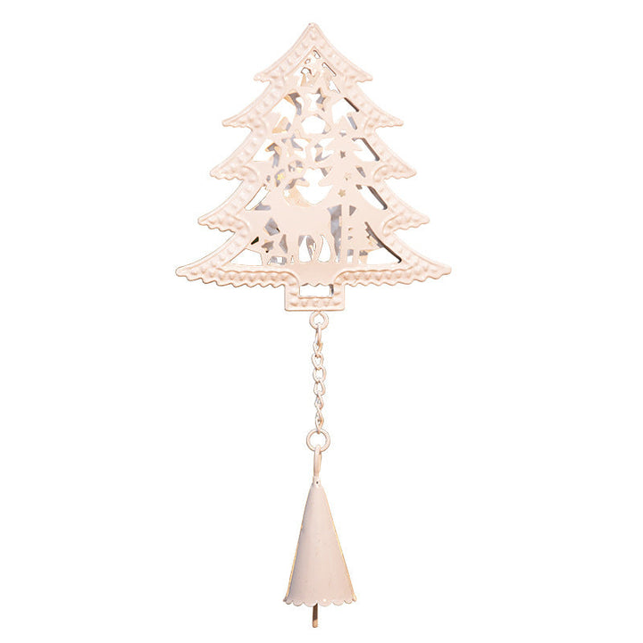 Christmas Hanging Ornaments – Elegant White Metal Decor