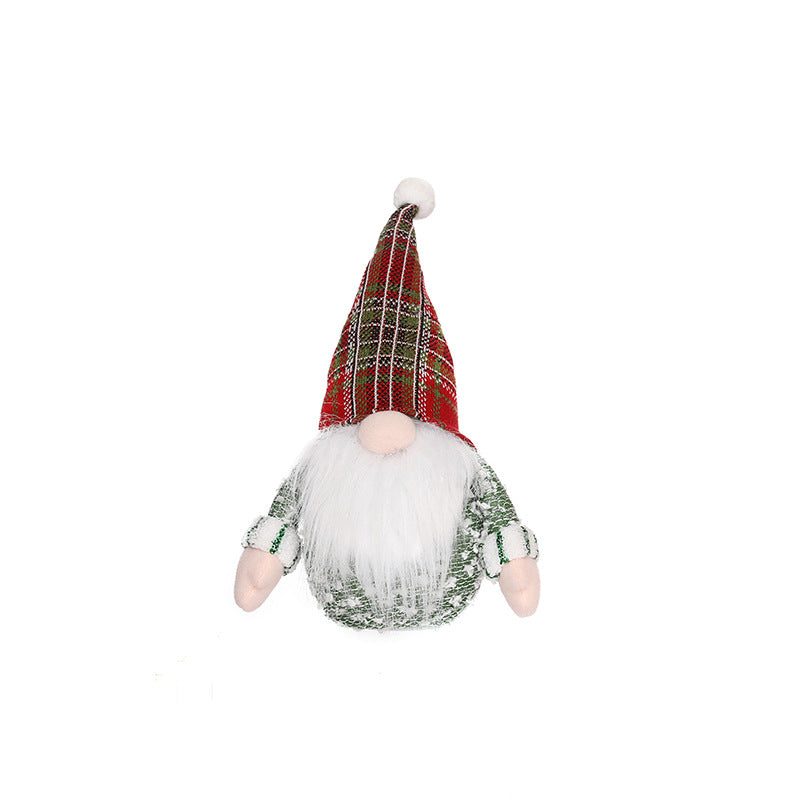 Christmas Gnome Decorations With Warm Tabletop Glow