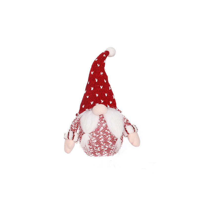 Christmas Gnome Decorations With Warm Tabletop Glow