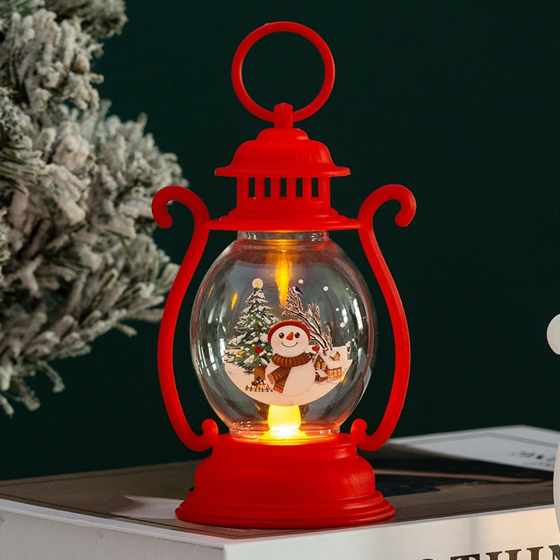 Christmas Lantern Warm Glow Tabletop Holiday Ornament