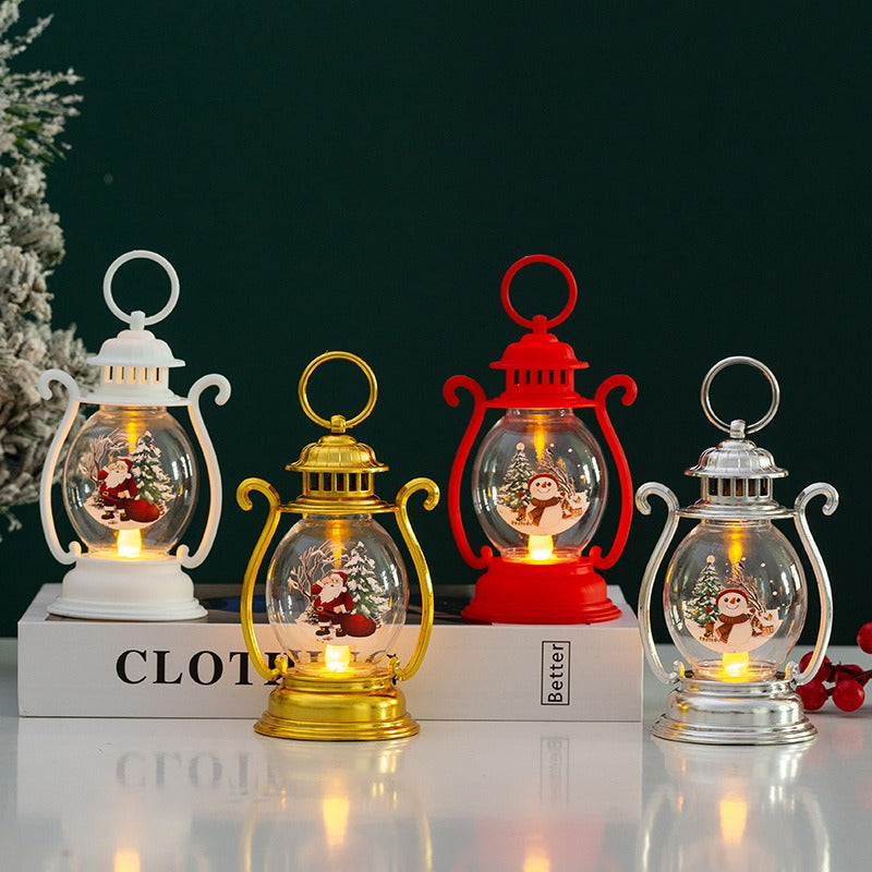 Christmas Lantern Warm Glow Tabletop Holiday Ornament