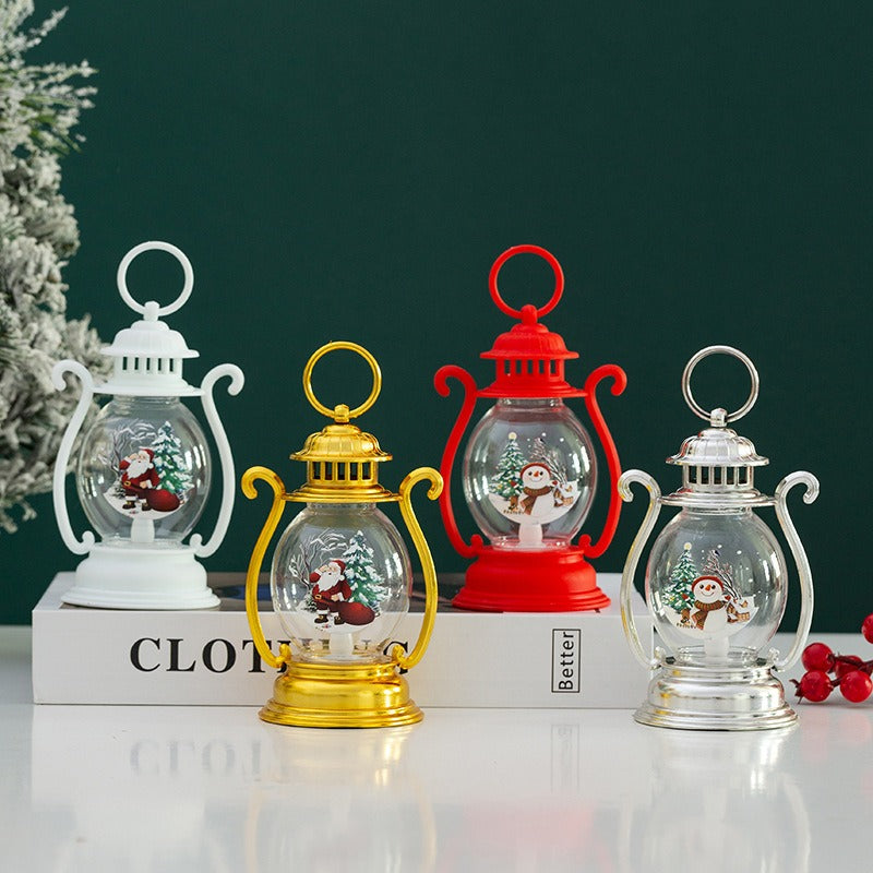 Christmas Lantern Warm Glow Tabletop Holiday Ornament