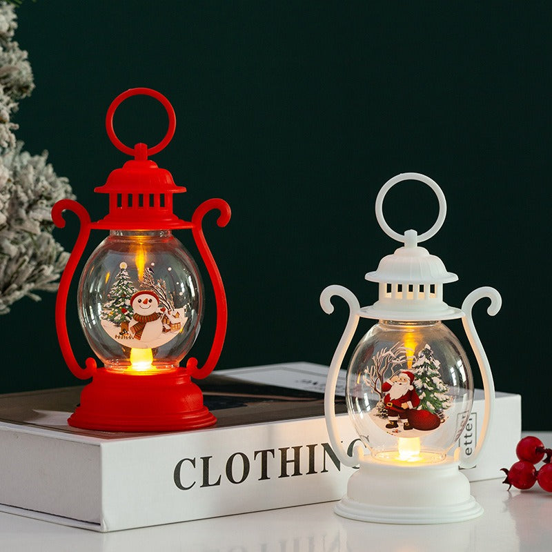 Christmas Lantern Warm Glow Tabletop Holiday Ornament