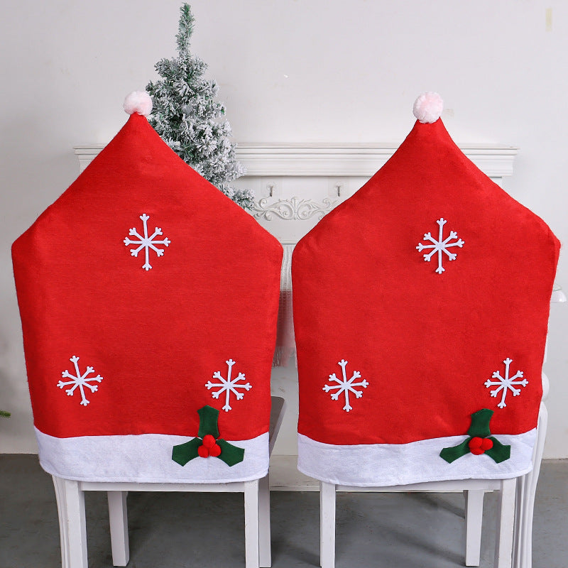 Christmas Chair Covers for Festive Santa-Style Seating
