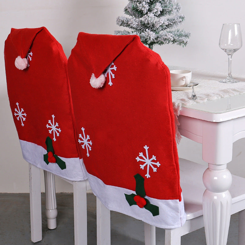 Christmas Chair Covers for Festive Santa-Style Seating