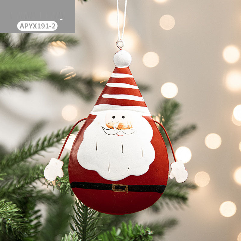 Christmas Tree Ornaments: Hand-Painted 4-Piece Set