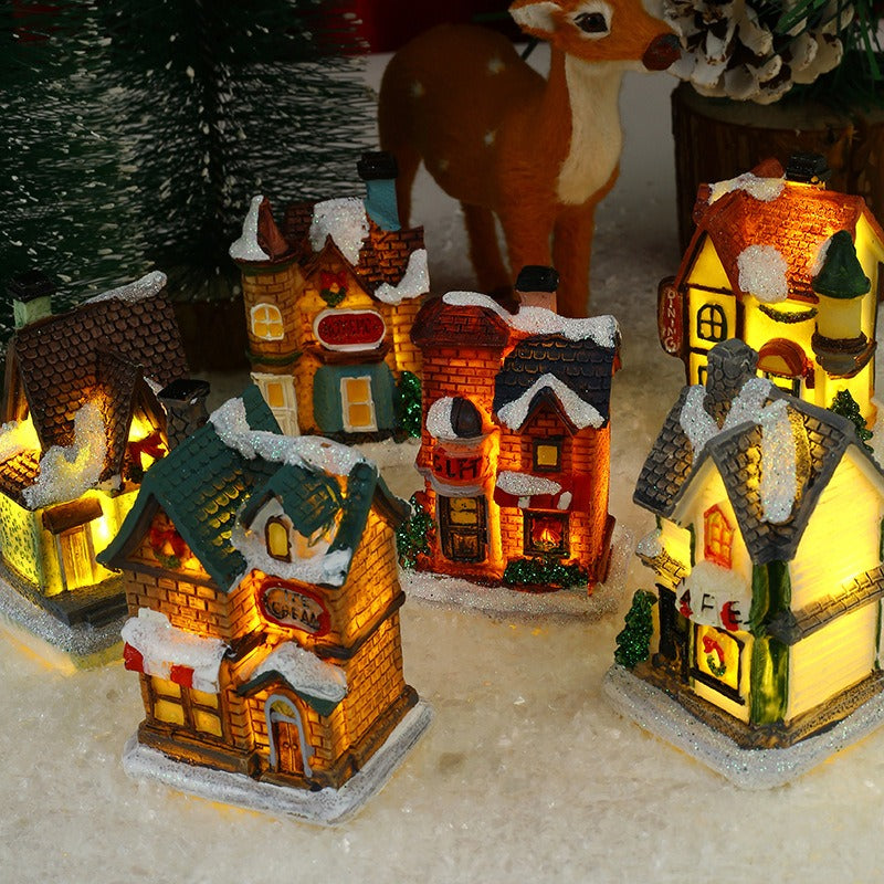Christmas House Decor for a Cozy Glowing Winter Village