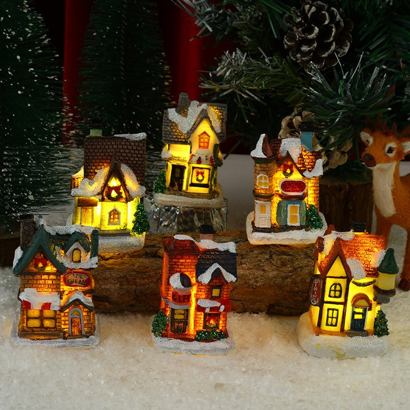 Christmas House Decor for a Cozy Glowing Winter Village