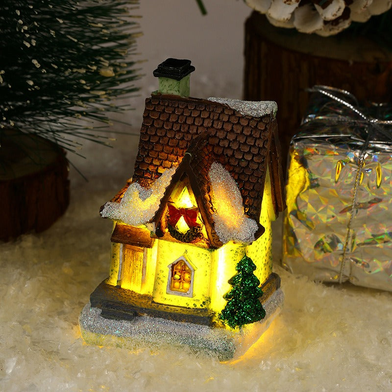 Christmas House Decor for a Cozy Glowing Winter Village
