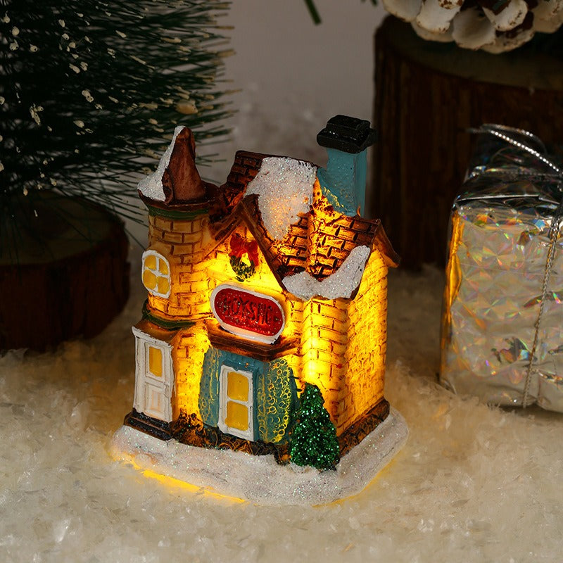 Christmas House Decor for a Cozy Glowing Winter Village