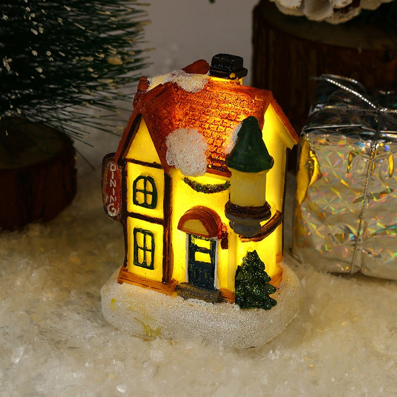 Christmas House Decor for a Cozy Glowing Winter Village