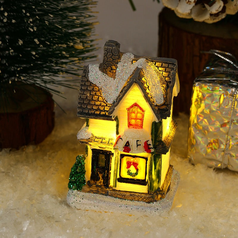 Christmas House Decor for a Cozy Glowing Winter Village