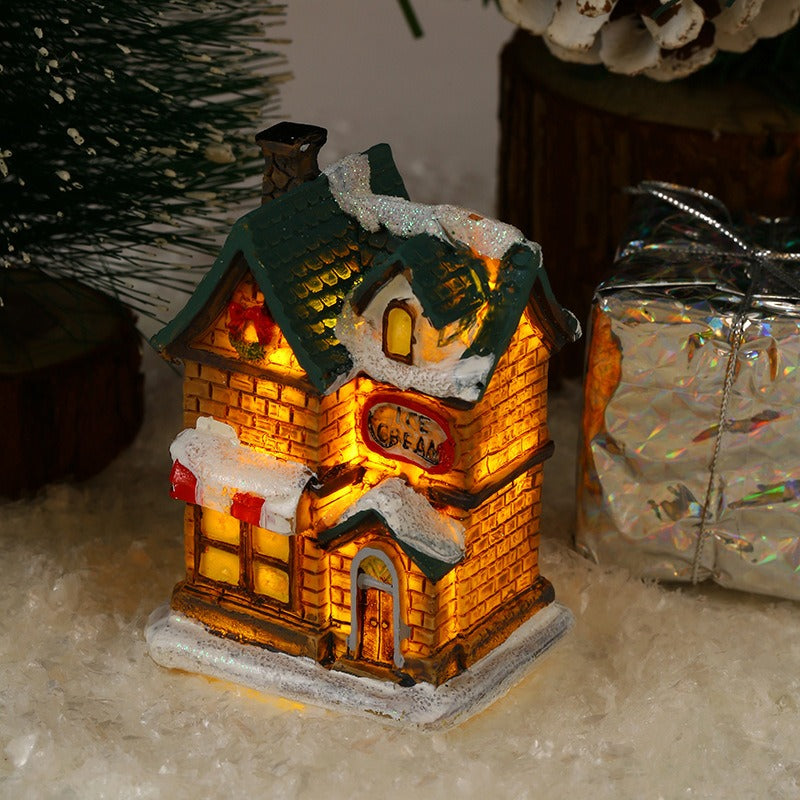 Christmas House Decor for a Cozy Glowing Winter Village