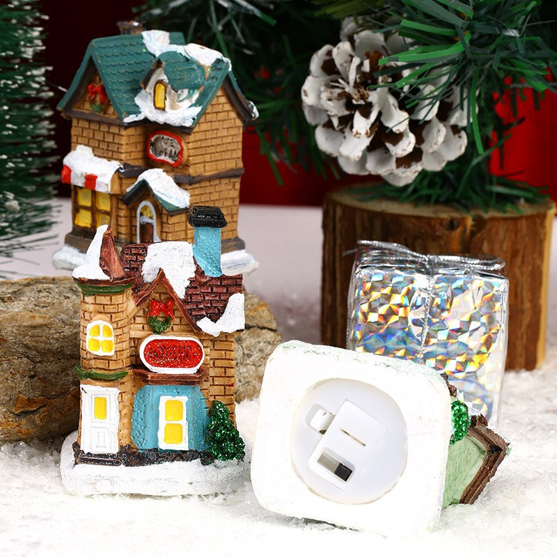Christmas House Decor for a Cozy Glowing Winter Village