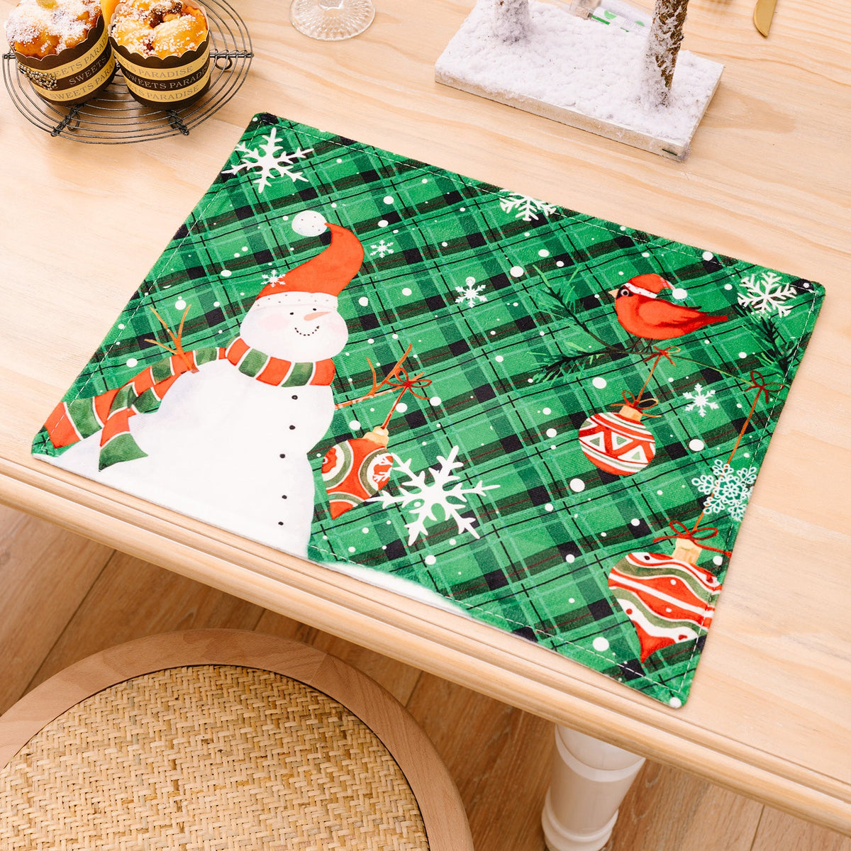 Christmas Placemats for a Coordinated Holiday Table