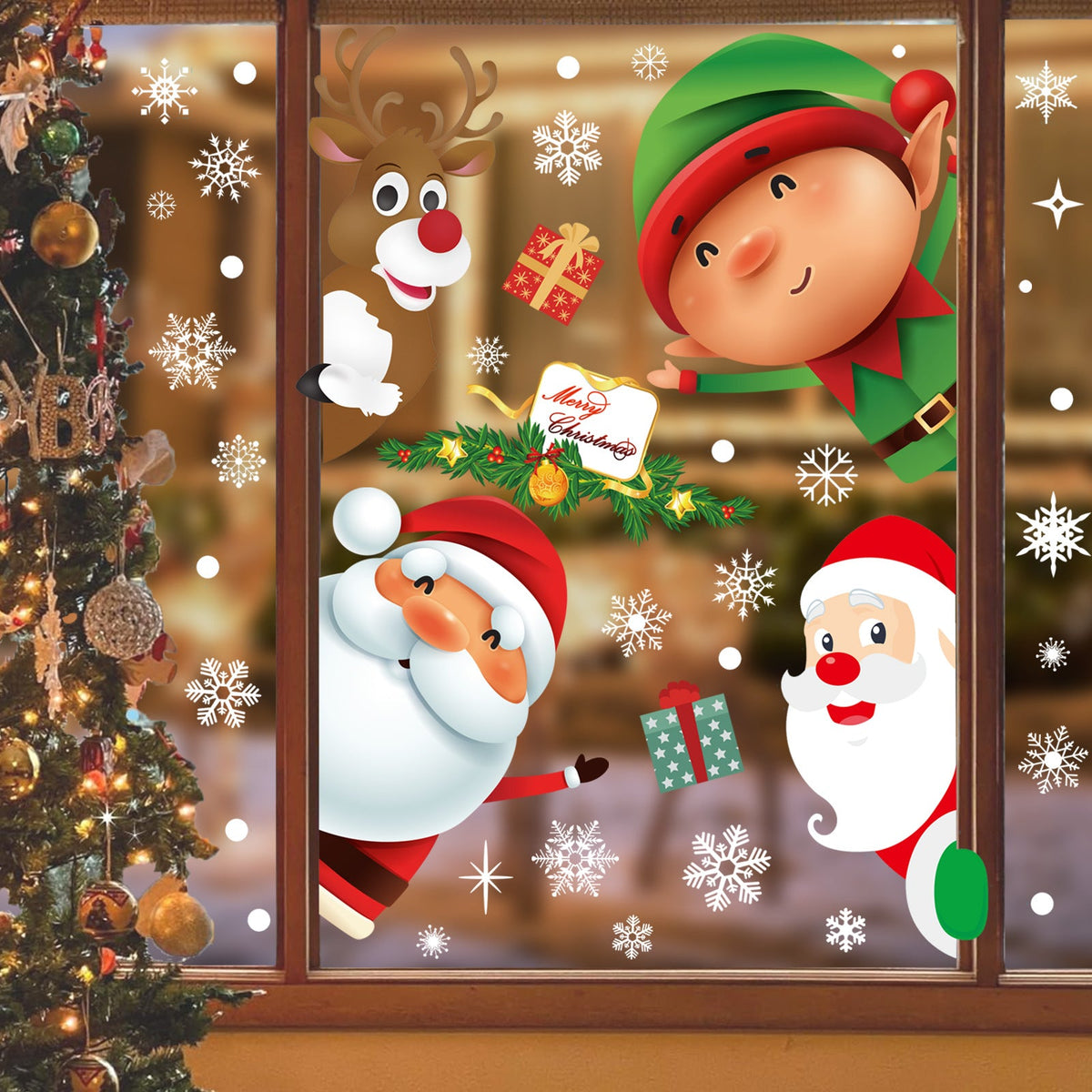 Christmas Window Decorations for Instant Holiday Magic