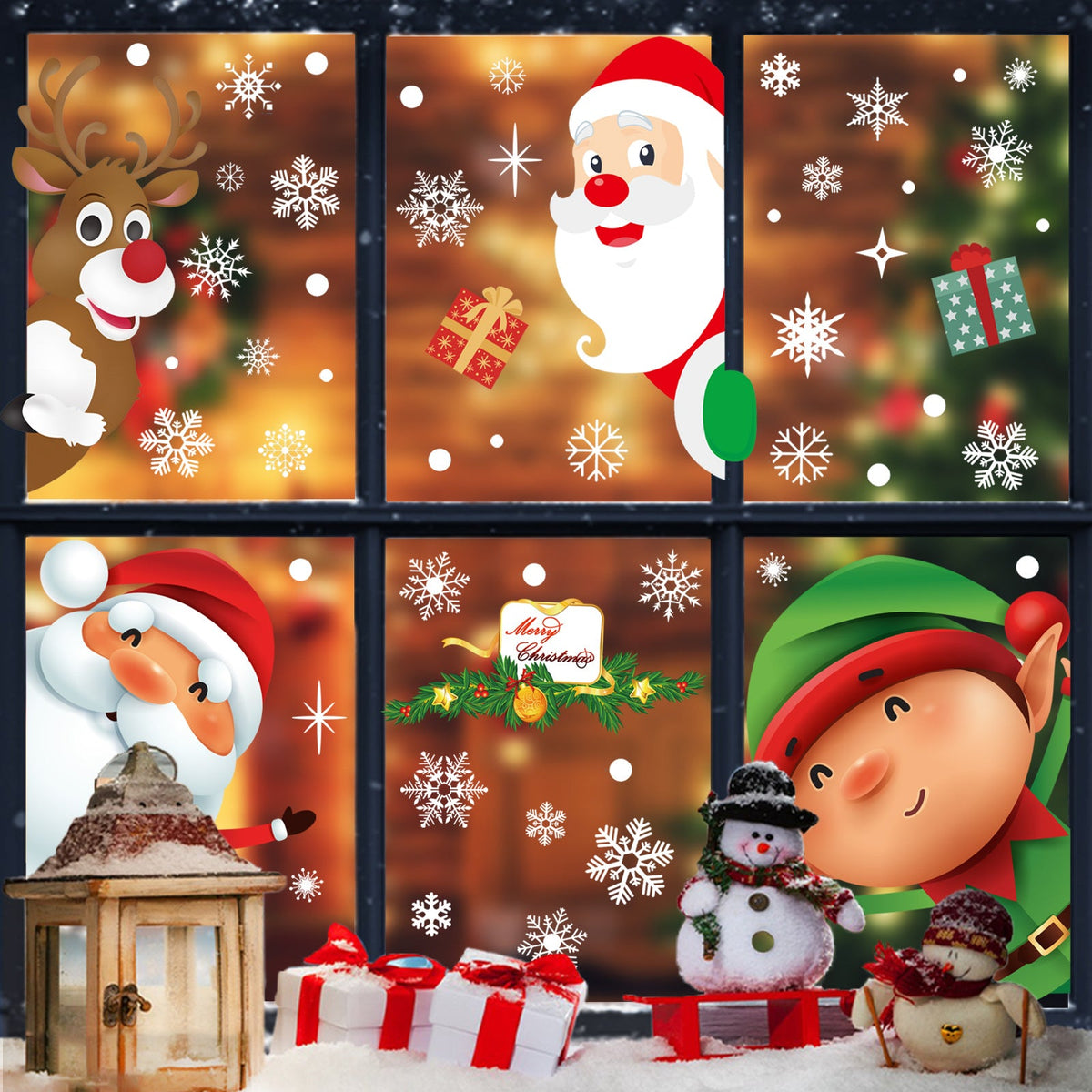 Christmas Window Decorations for Instant Holiday Magic