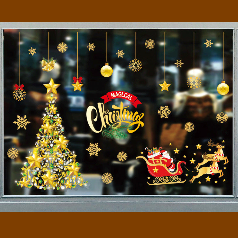 Christmas Window Stickers for Festive Holiday Decor