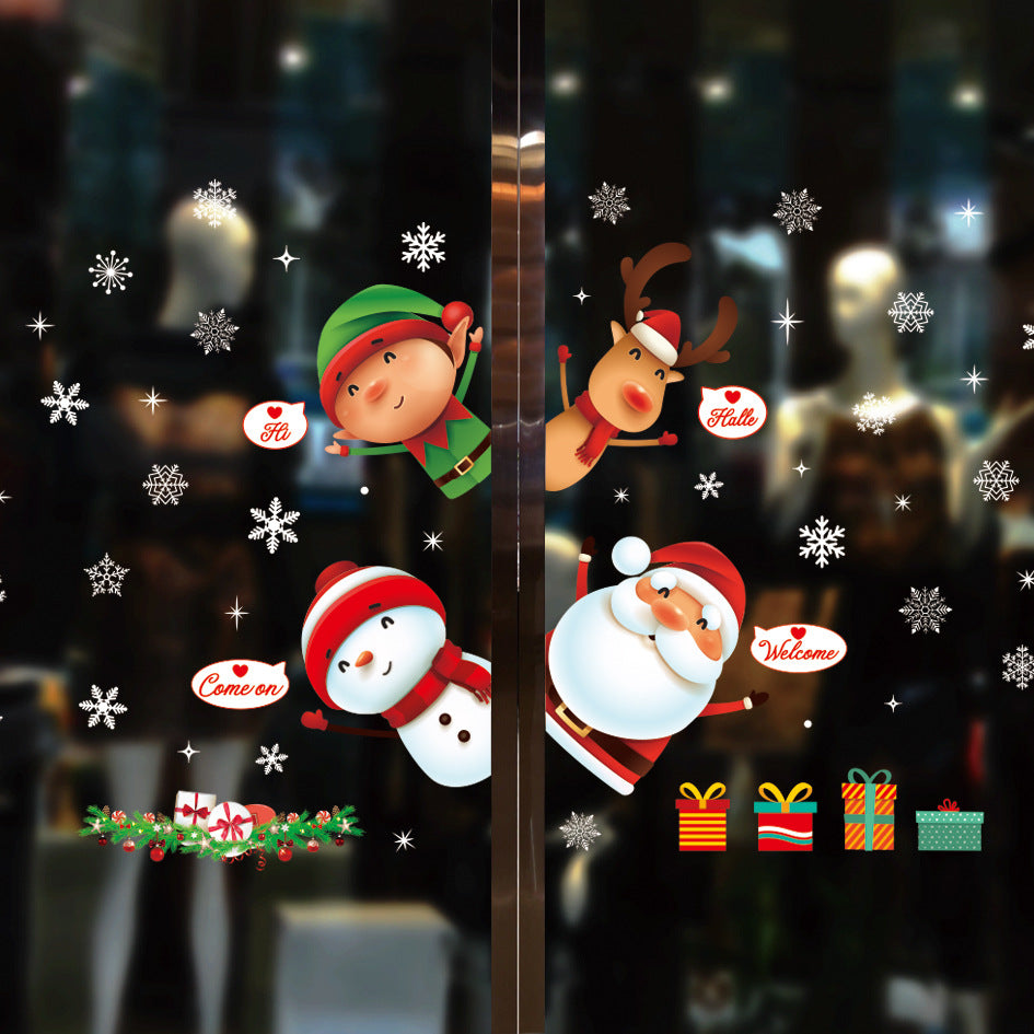 Christmas Window Stickers for Festive Holiday Decor