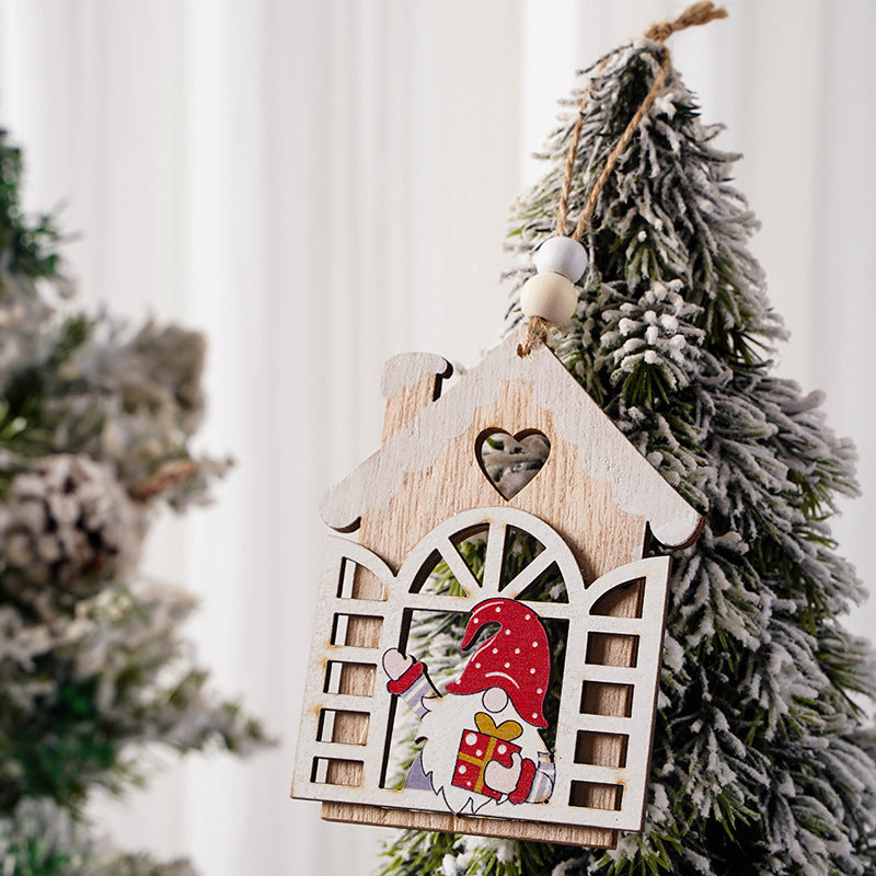 Wooden Christmas Ornaments for Cozy Rustic Tree Decor