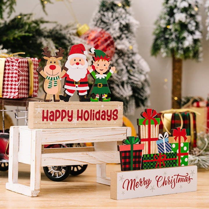 Wooden Christmas Ornaments for Warm Holiday Displays