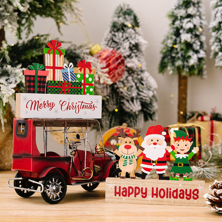 Wooden Christmas Ornaments for Warm Holiday Displays