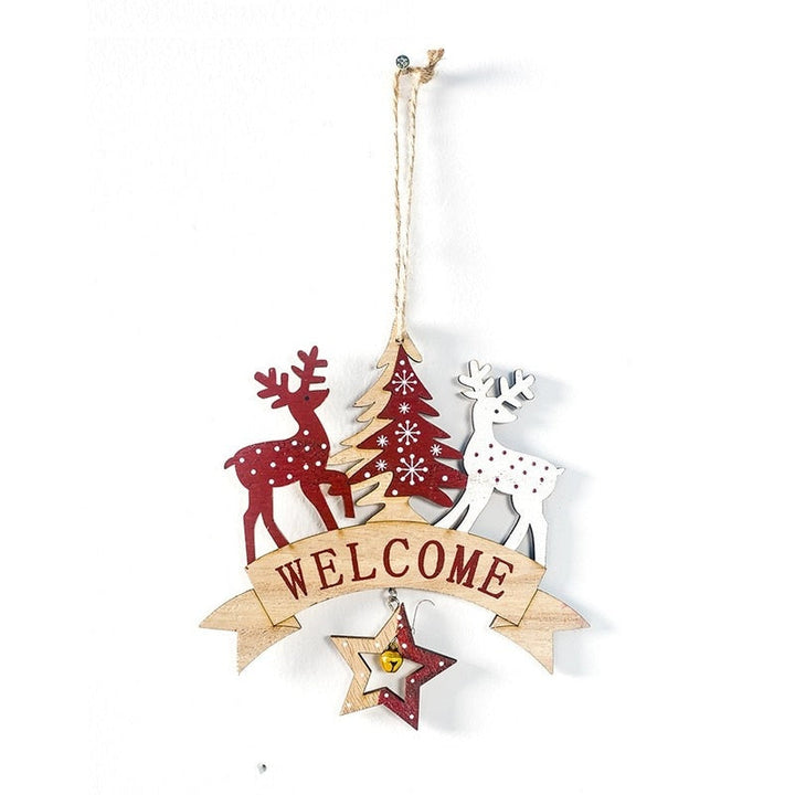 Rustic Wooden Christmas Ornament for Holiday Charm