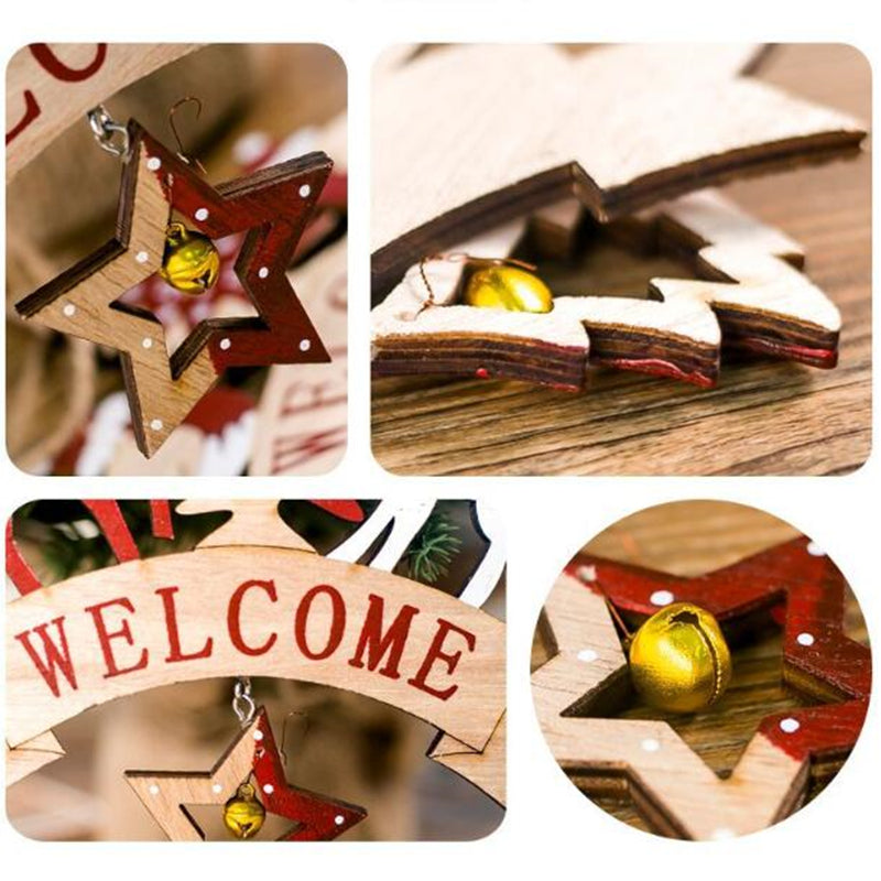 Rustic Wooden Christmas Ornament for Holiday Charm