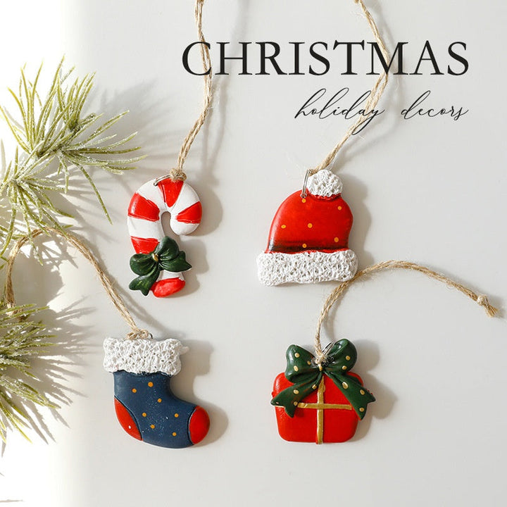 Vintage Christmas Ornaments Set | Colorful Tree Decor