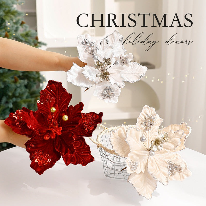Christmas Decorative Flowers for Elegant Holiday Decor