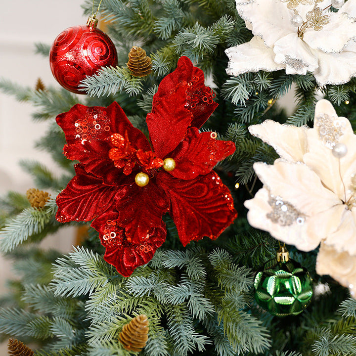 Christmas Decorative Flowers for Elegant Holiday Decor