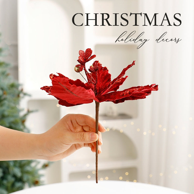 Christmas Decorative Flowers for Elegant Holiday Decor