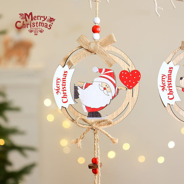 Christmas Wooden Ornaments for Rustic Holiday Decor