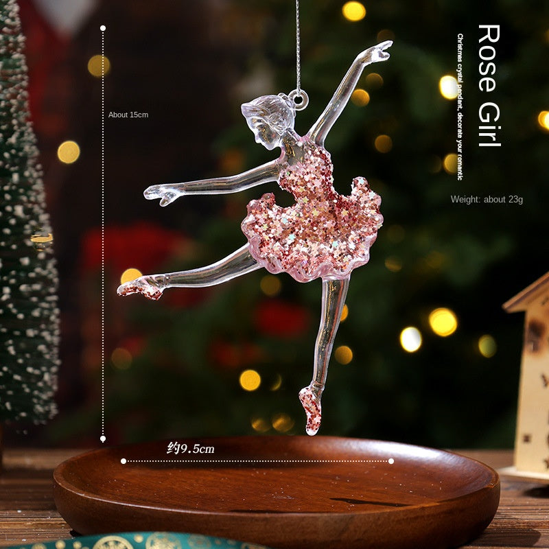 Acrylic Christmas Ornaments for Rainbow Tree Sparkle