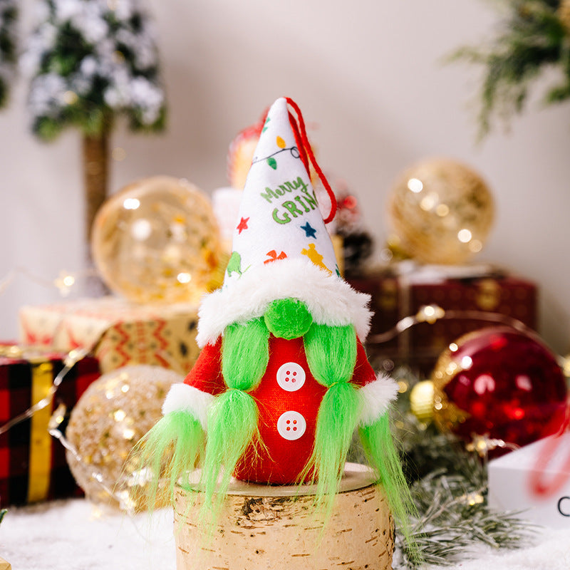 Christmas Hanging Ornaments With Warm LED Glow, Set of 2