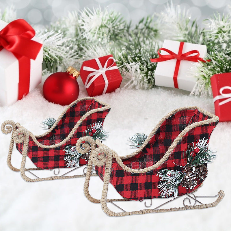 Rustic Christmas Sleigh Decor for Cozy Holiday Displays