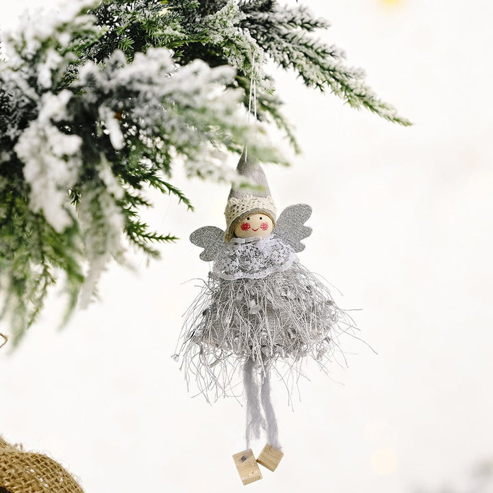 Fluffy Angel Christmas Ornaments | Whimsical Decor