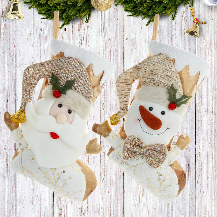 Christmas Stocking Gift Bags for Festive Holiday Displays