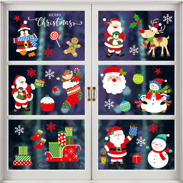 Christmas Window Cling Stickers for Festive Displays
