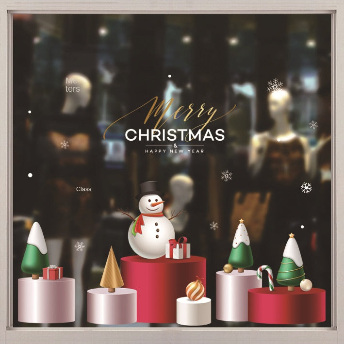 Christmas Window Cling Stickers for Festive Displays