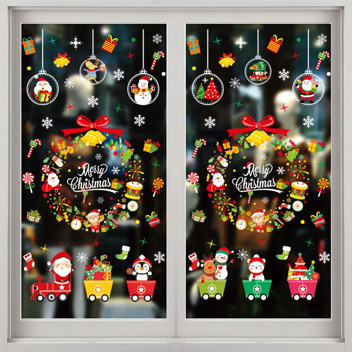 Christmas Window Cling Stickers for Festive Displays