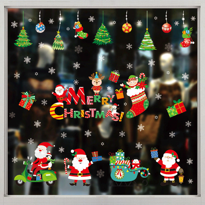 Christmas Window Cling Stickers for Festive Displays