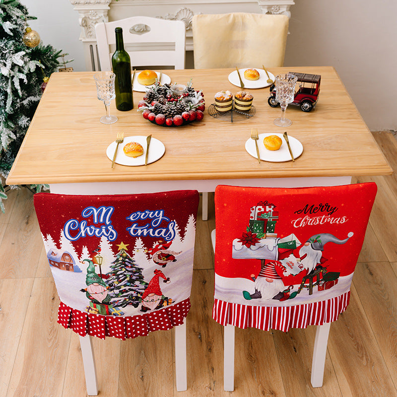 Christmas Chair Covers for Festive Dining Room Décor