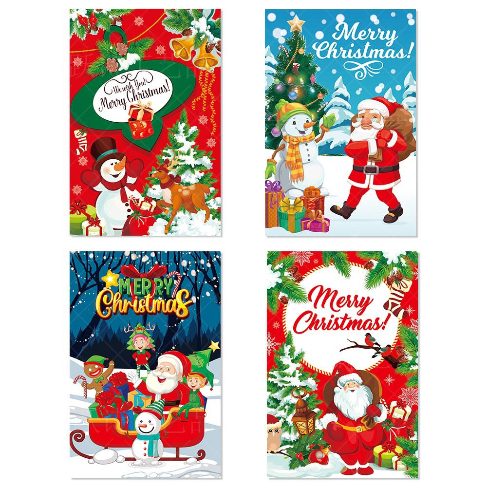 Christmas Wine Bottle Stickers for Festive Holiday Gifts